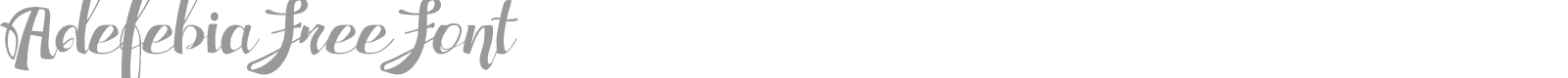 Adefebia font preview